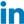 LinkedIn Logo Small Size on a white background